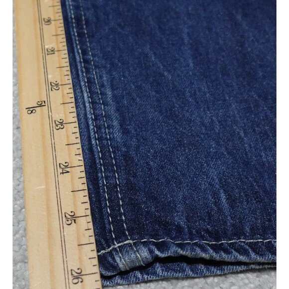 Ninth Hall Ambush Denim Jeans Men's 28 Blue Baggy Wide Leg Embroidered Casual - Picture 7 of 14